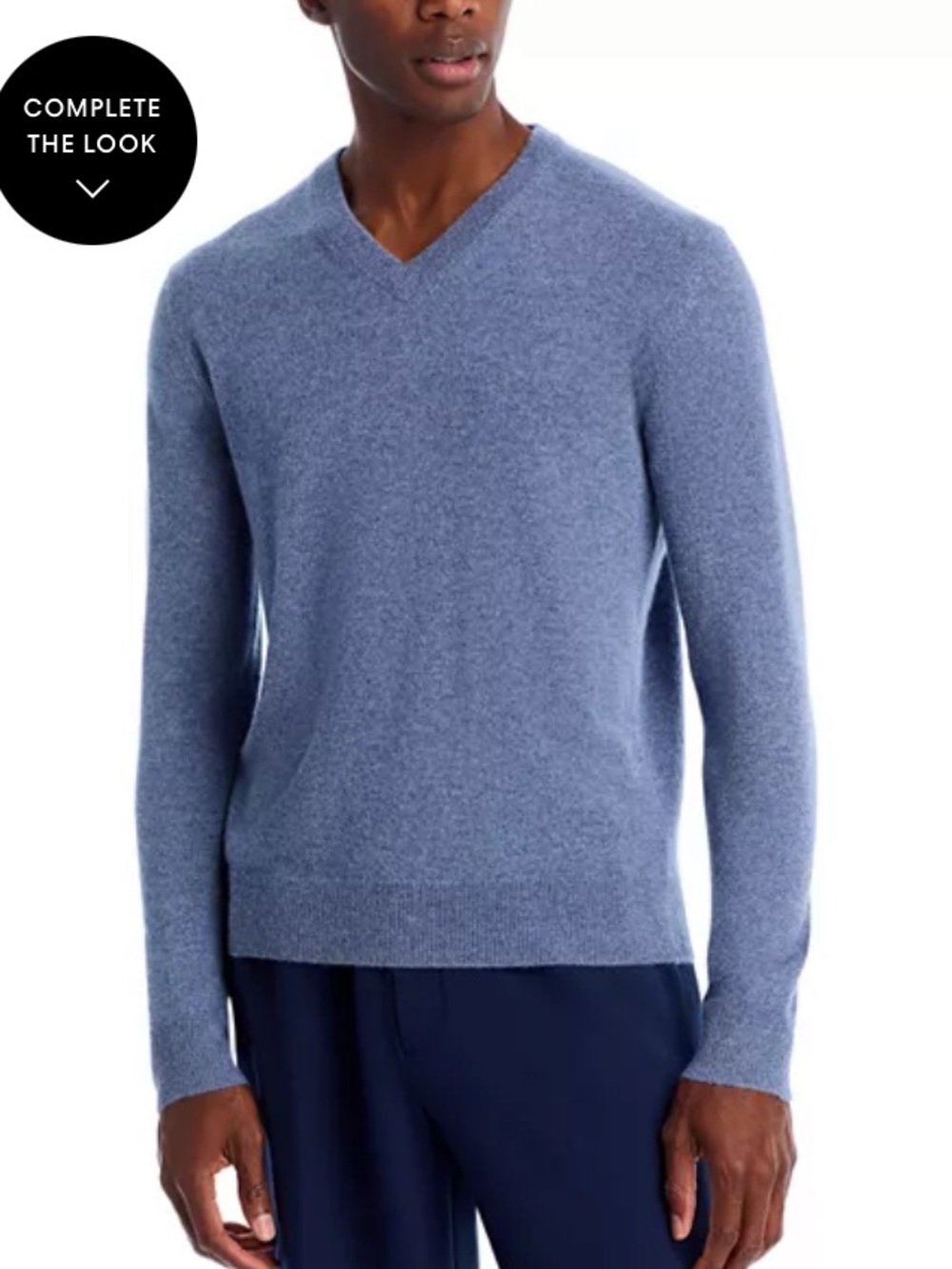 Bloomingdale’s The Men’s Store 100% Cashmere Sweater Sz M Blue